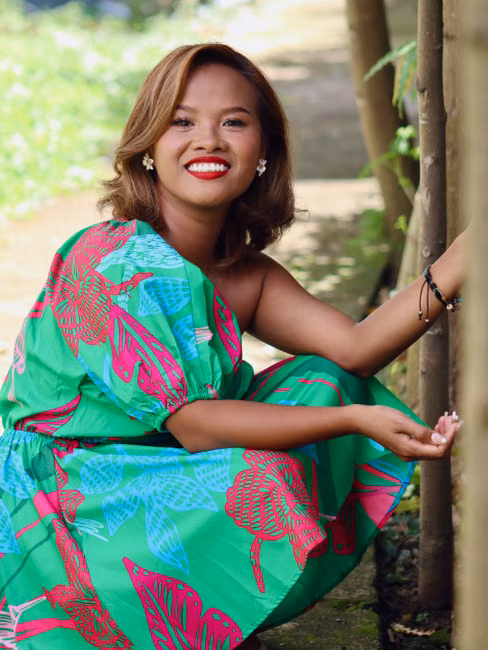 Blusa Ciganinha Floral Verde